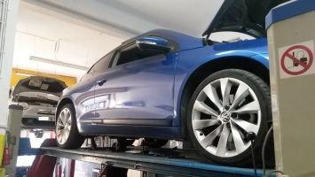 VW SCIROCCO 1.4 Tsi Turboback exhaust with race-cat TRC