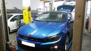 VW SCIROCCO 1.4 Tsi Turboback exhaust with race-cat TRC