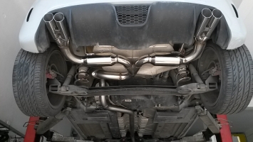 FIAT 500 ABARTH Turboback exhaust with racing catalytic converter