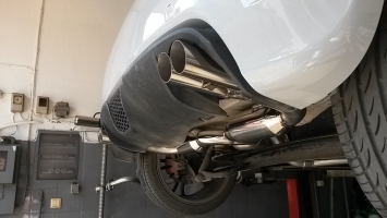 FIAT 500 ABARTH Turboback exhaust with racing catalytic converter