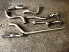 FIAT 500 ABARTH Turboback exhaust with racing catalytic converter