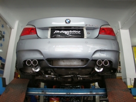 BMW 525Xi Stainless steel rear mufflers left-right